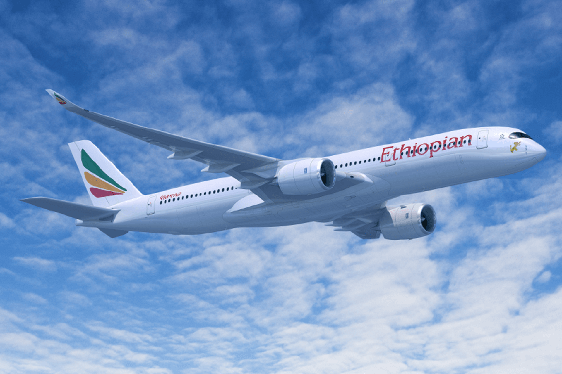 ethiopian airline group travel airplane