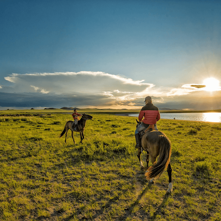 Miat Mongolian Airlines Group travel horse riding