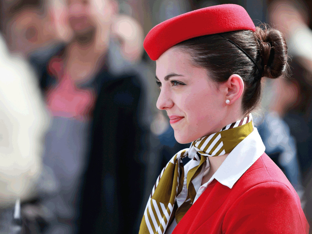 Stewardess of Volotea